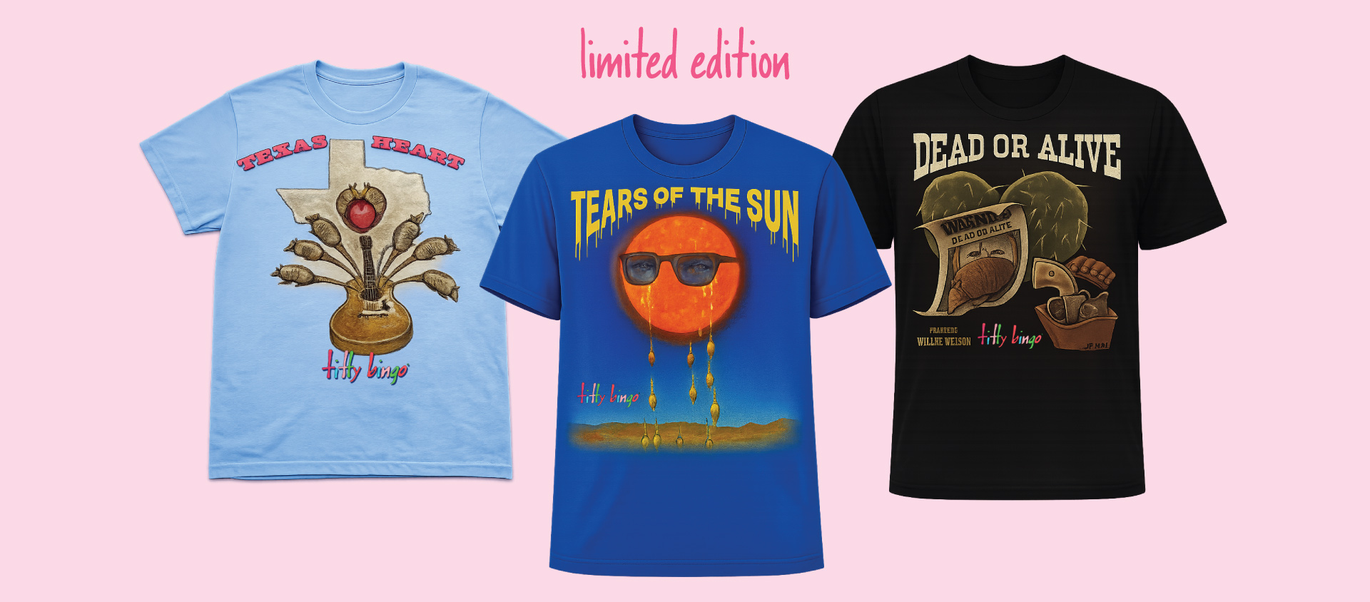 Original titty bingo t-shirt alternate view